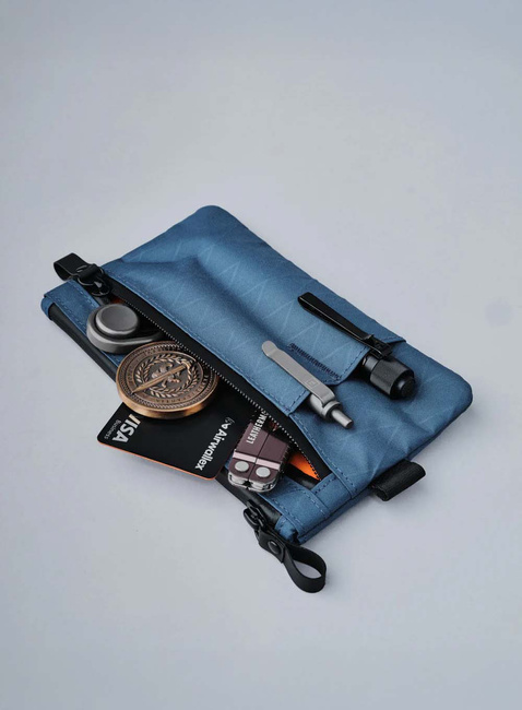 Organizer saszetka Alpaka Zip Clutch - ocean blue