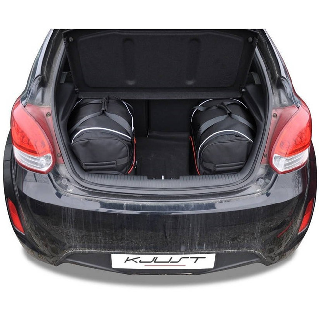 HYUNDAI VELOSTER COUPE 2011-2014 TORBY DO BAGAŻNIKA 3 SZT
