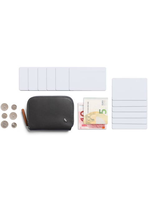 Portfel skórzany unisex Bellroy Folio Mini - charcoal / cobalt
