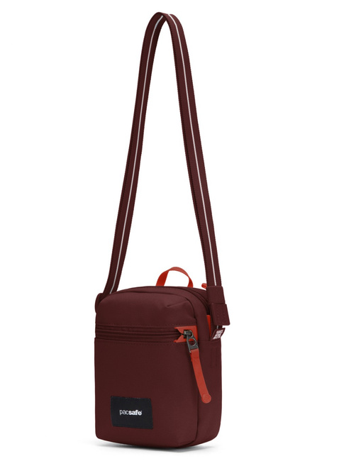 Torebka antykradzieżowa Pacsafe GO Micro Crossbody - garnet red