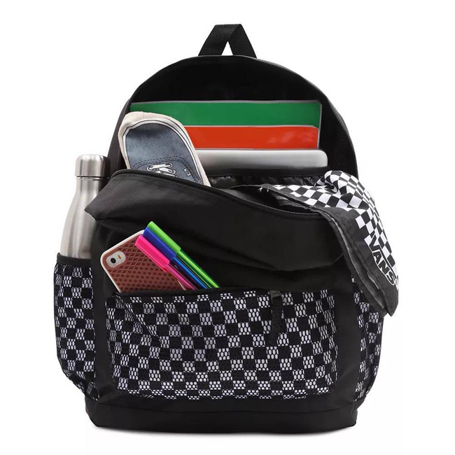 Miejski plecak Vans Sporty Realm Plus - black / checker