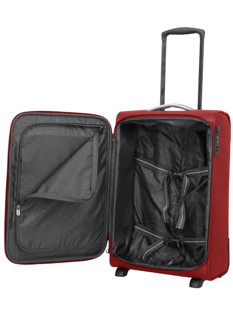 Walizka kabinowa Travelite Jetpack Slim 2W Cabin - red
