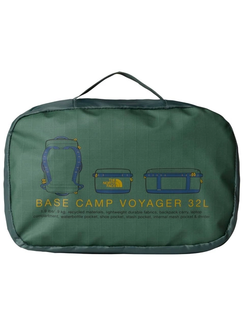 Plecak / torba podróżna The North Face Base Camp Voyager Duffel 32 l - duck green / shady blue