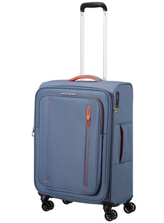 Walizka średnia American Tourister Cloudrider M Exp - stone blue