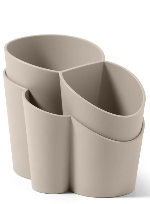 Pojemnik ociekacz na sztućce Blim+ Gocciolo - moka grey