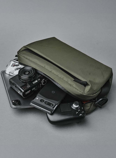 Torba na ramię crossbody Alpaka Go Sling X-Pac® - dark green