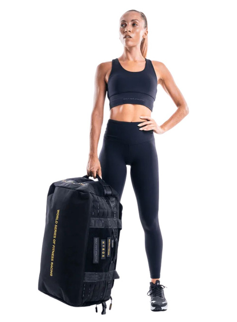 Plecak sportowy torba Built For Athletes Hyrox x BFA Backpack 60 l - black / yellow