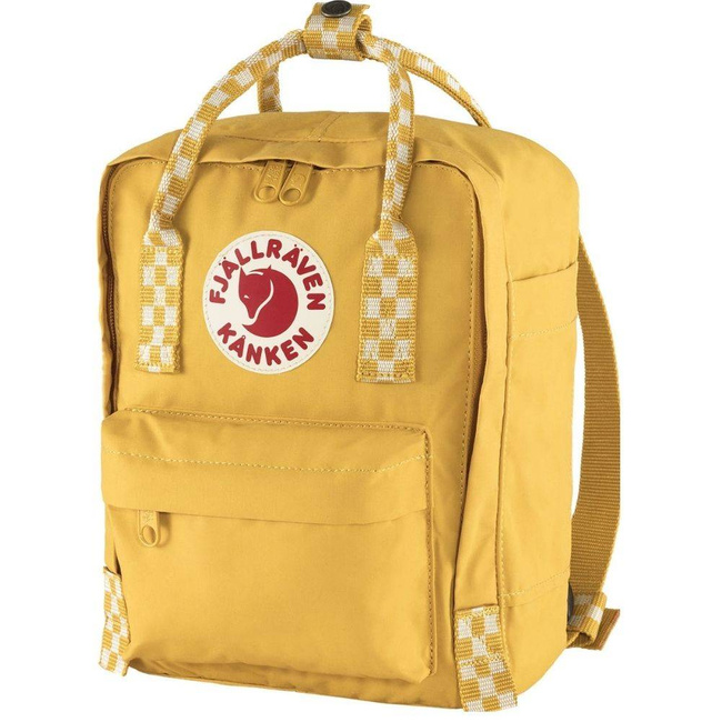 Plecak Fjallraven Kanken Mini - ochre/chess pattern