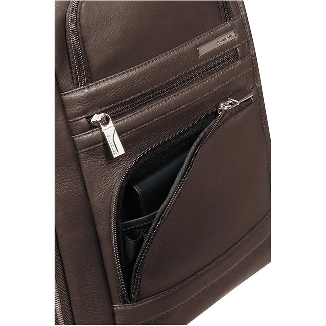 Plecak skórzany na laptopa Samsonite Sunstone 14,1" - brown