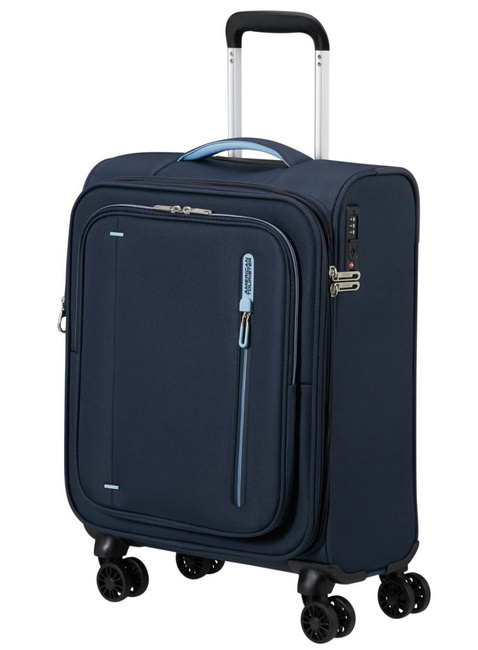 Walizka kabinowa American Tourister Cloudrider S EXP - sky navy