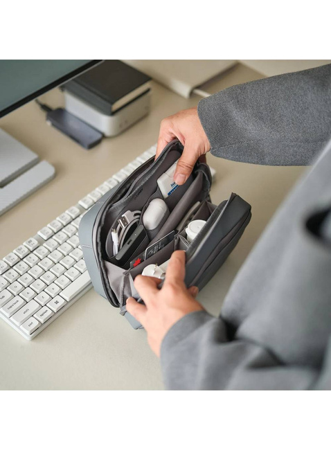 Organizery biurowe podróżne Orbitkey 2-in-1 Tech Pouch - graphite