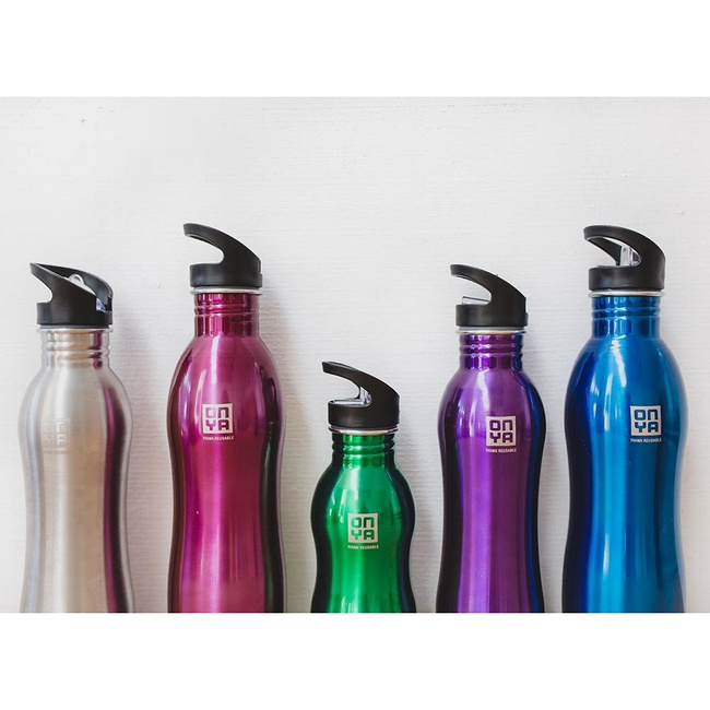 Butelka na napoje Stainless Steel Drink Bottle 750 ml Onya - green