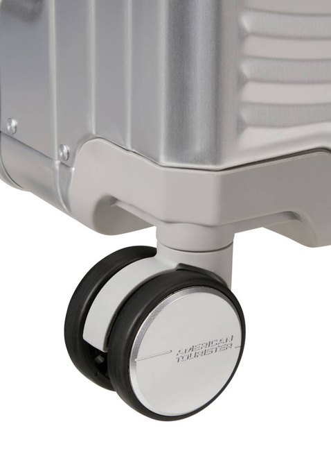 Walizka duża American Tourister Soundbox Alu - silver