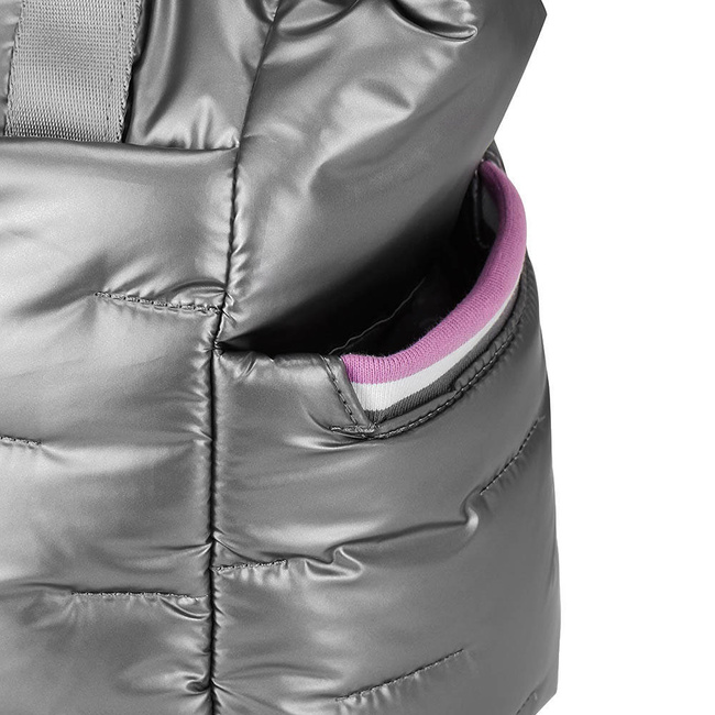 Torba damska szoperka Hedgren Puffer Tote - silver