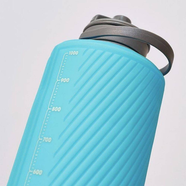 Elastyczna butelka na wodę HydraPak FLUX™ 1 l - malibu blue