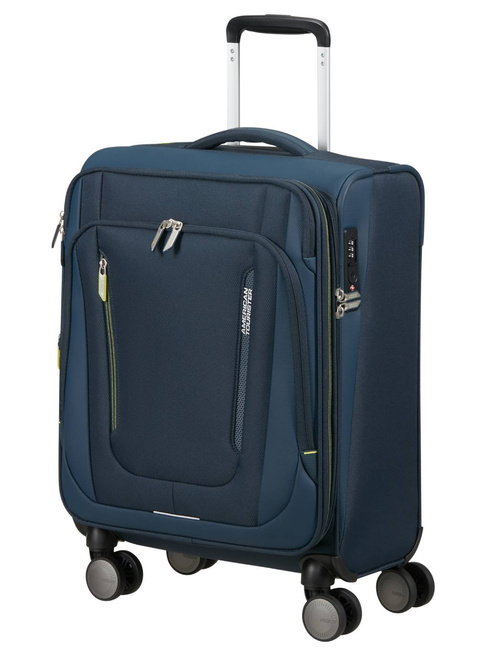 Walizka kabinowa American Tourister Wanderlite Spinner S EXP - dark navy