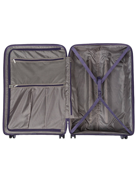 Walizka duża Puccini Mykonos - fioletowy