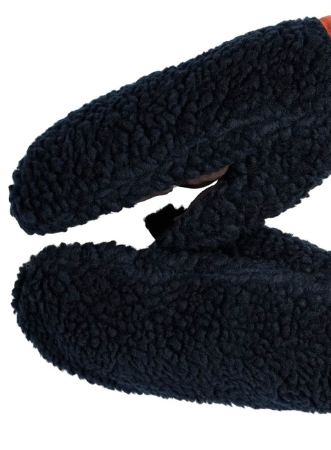 Rękawiczki zimowe Elmer Teddy Mittens - beige / blue