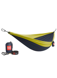 Hamak 2-osobowy Grand Trunk Double Deluxe Hammock - navy / chartreuse