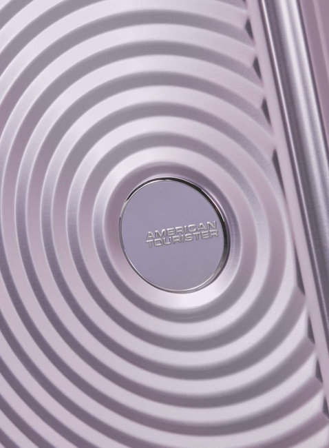 Walizka mała American Tourister Soundbox Alu - stormy lilac