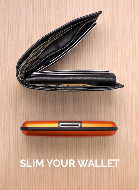Portfel aluminiowy Ogon Design Stockholm Smart Case V3 - orange