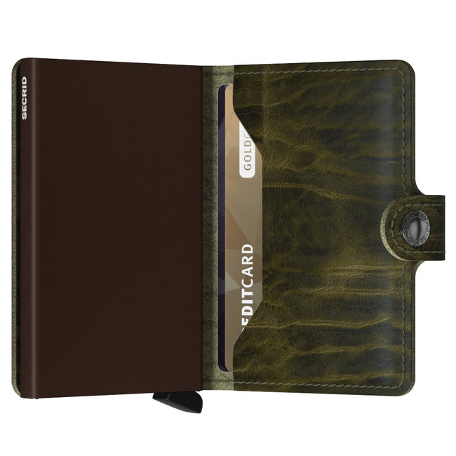 Miniportfel Miniwallet Secrid Dutch Martin - Olive