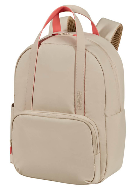 Plecak damski American Tourister PuffyPop M Backpack 15,6" - beige