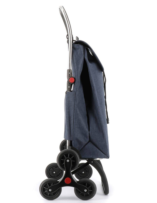 Wózek na zakupy na schody Rolser I-Max TWEED - navy blue