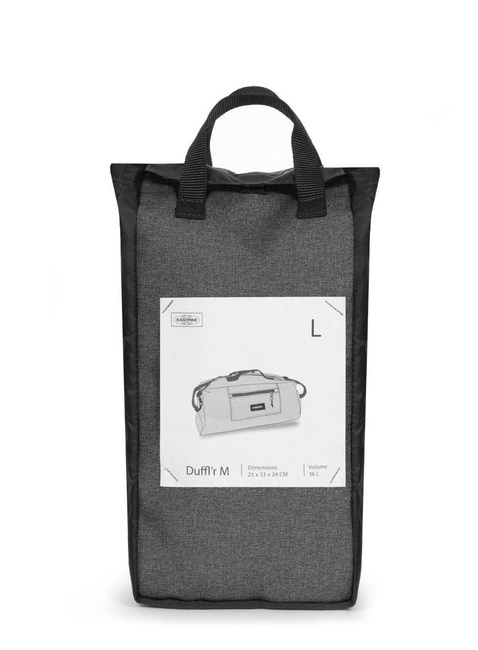 Torba sportowa podróżna Eastpak DUFFL'R L - black denim