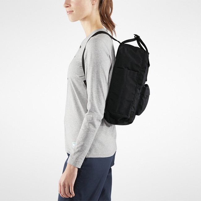 Plecak miejski Fjallraven Kanken - black + piórnik Vans