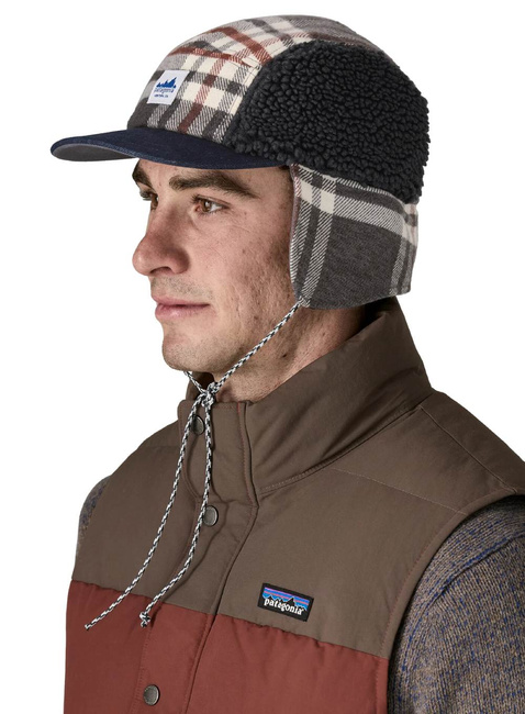 Czapka z daszkiem Patagonia Range Earflap - catch / ink black