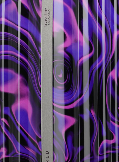 Walizka kabinowa Travelite Lascana - purple swirl