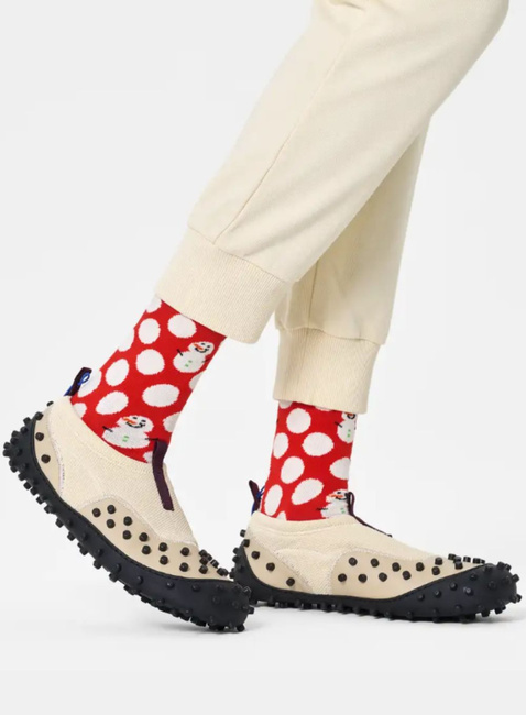 Skarpety unisex Happy Socks - colorful polka dot / snowman