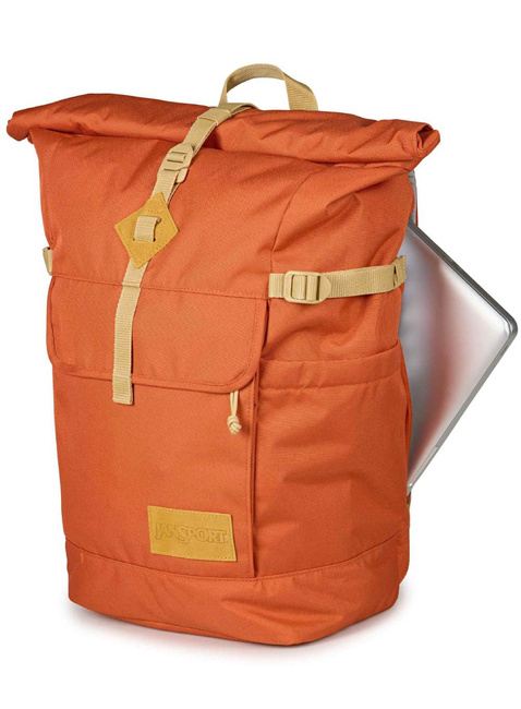 Plecak na laptopa JanSport Hatchet Rolltop - dune red