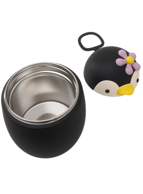Termos obiadowy dziecięcy Asobu Bestie Foodie 0,6 l - penguin