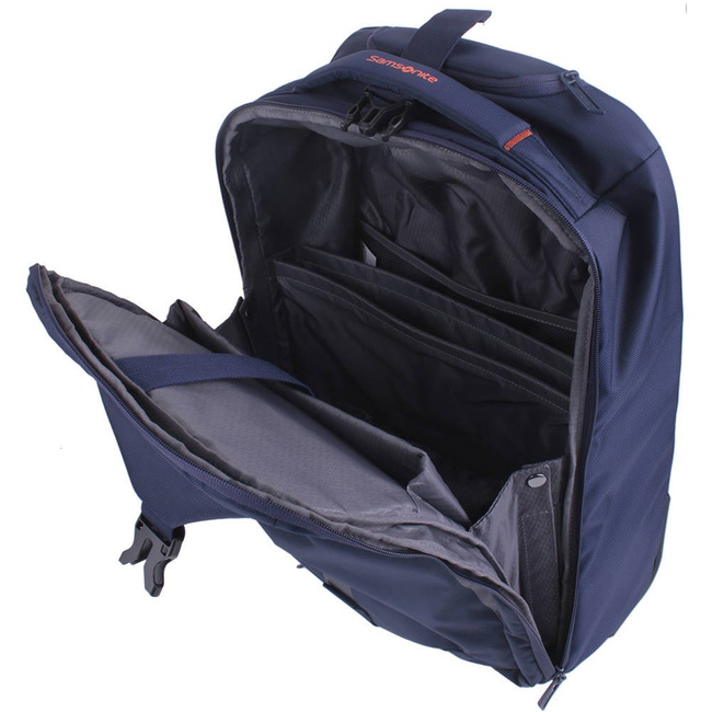 Plecak na kółkach Samsonite Explorall 2.0 - blue / orange