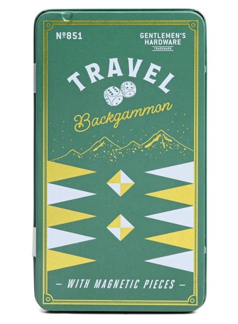 Podróżna gra w tryktraka Gentlemen's Hardware Travel Backgammon
