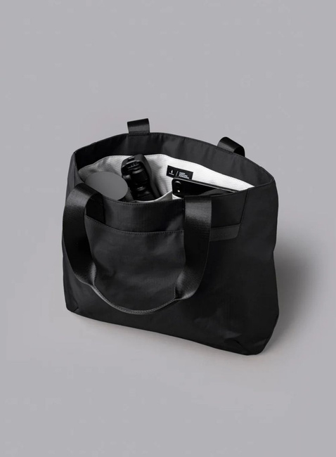 Torba miejska na zakupy Alpaka Elements Tote Medium - black / grey