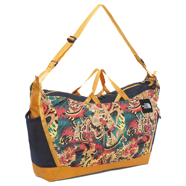 Składana torba podróżna The North Face Flyweight Duffel leopard yellow