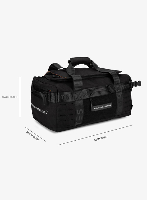Torba plecak sportowy Built For Athletes Pro Duffle Bag 40 l - black 