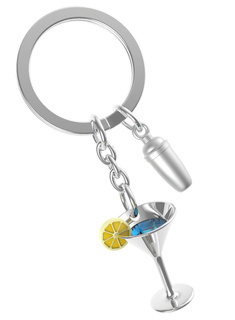Brelok do kluczy Metalmorphose koktajl i shaker