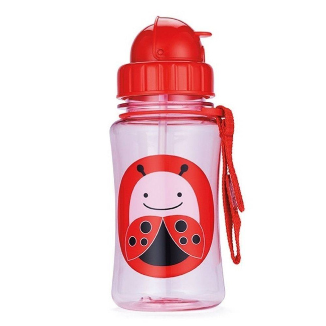 Bidon / butelka ze słomką dla dziecka Skip Hop Zoo - ladybug