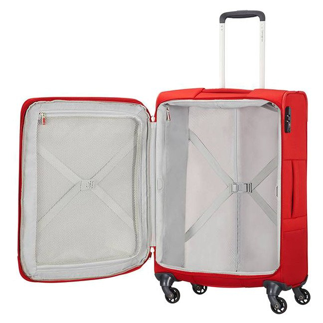 Walizka duża na 4 kołach  Samsonite Base Boost - red