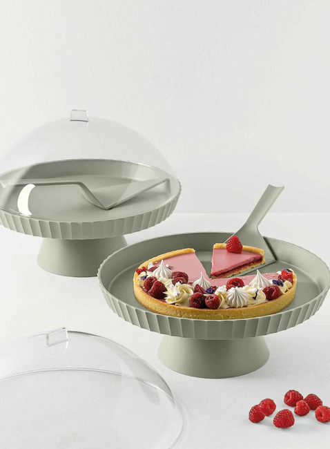 Patera z pokrywą i łopatką Blim+ Agora Ø 30 cm - forest medium