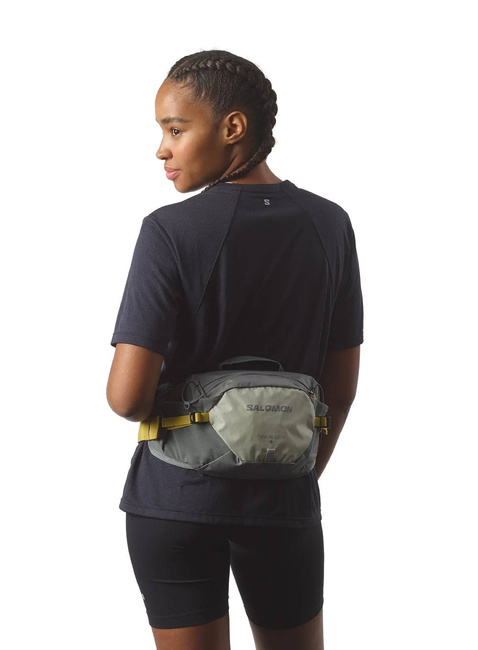 Torba biodrowa Salomon Trailblazer Belt - sedona sage / seagrass / cress green