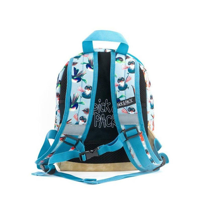Plecak dziecięcy Pick & Pack Birds S - dusty blue