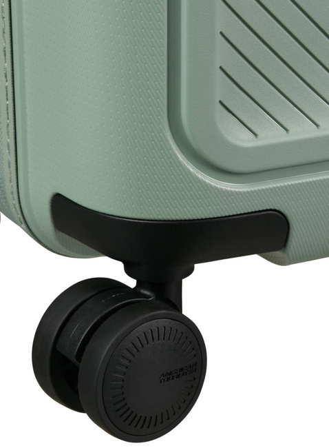 Walizka mała American Tourister DashPop EXP  Front Pocket - iceberg green