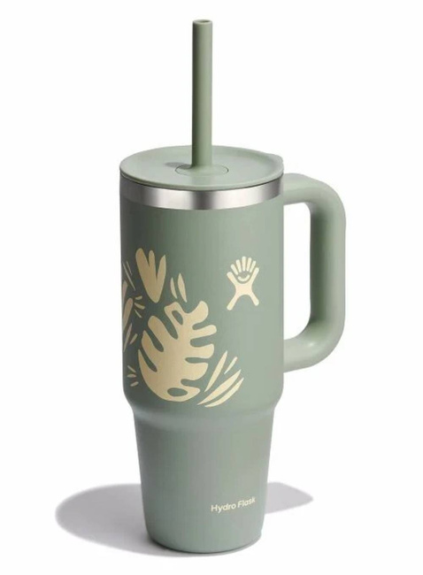 Kubek termiczny ze słomką Hydro Flask All Around™ Travel Tumbler 710 ml - botanical bliss agave