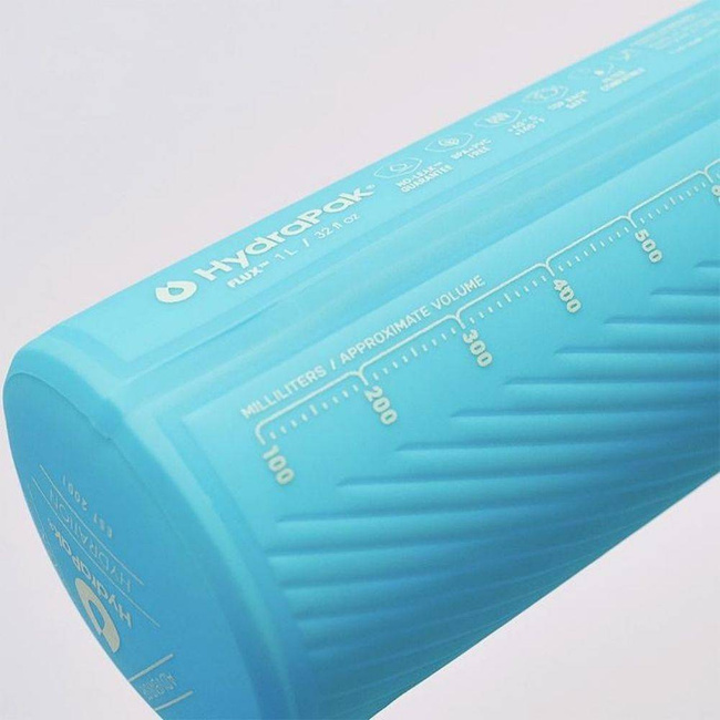 Elastyczna butelka na wodę HydraPak FLUX™ 1 l - malibu blue