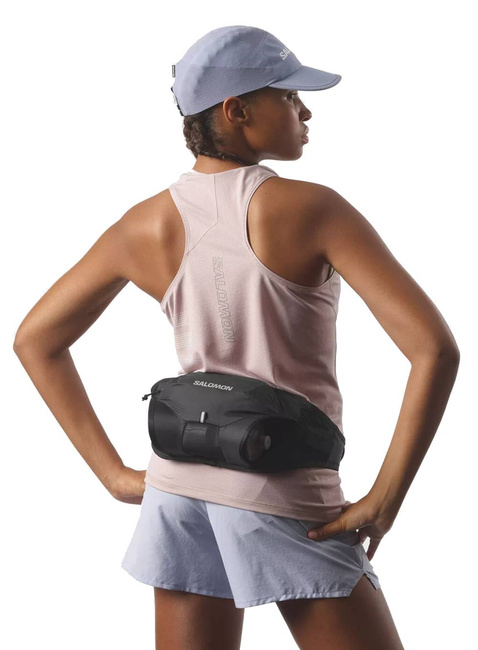 Pas sportowy z bidonem Salomon Cross Belt 1 Bottle - black